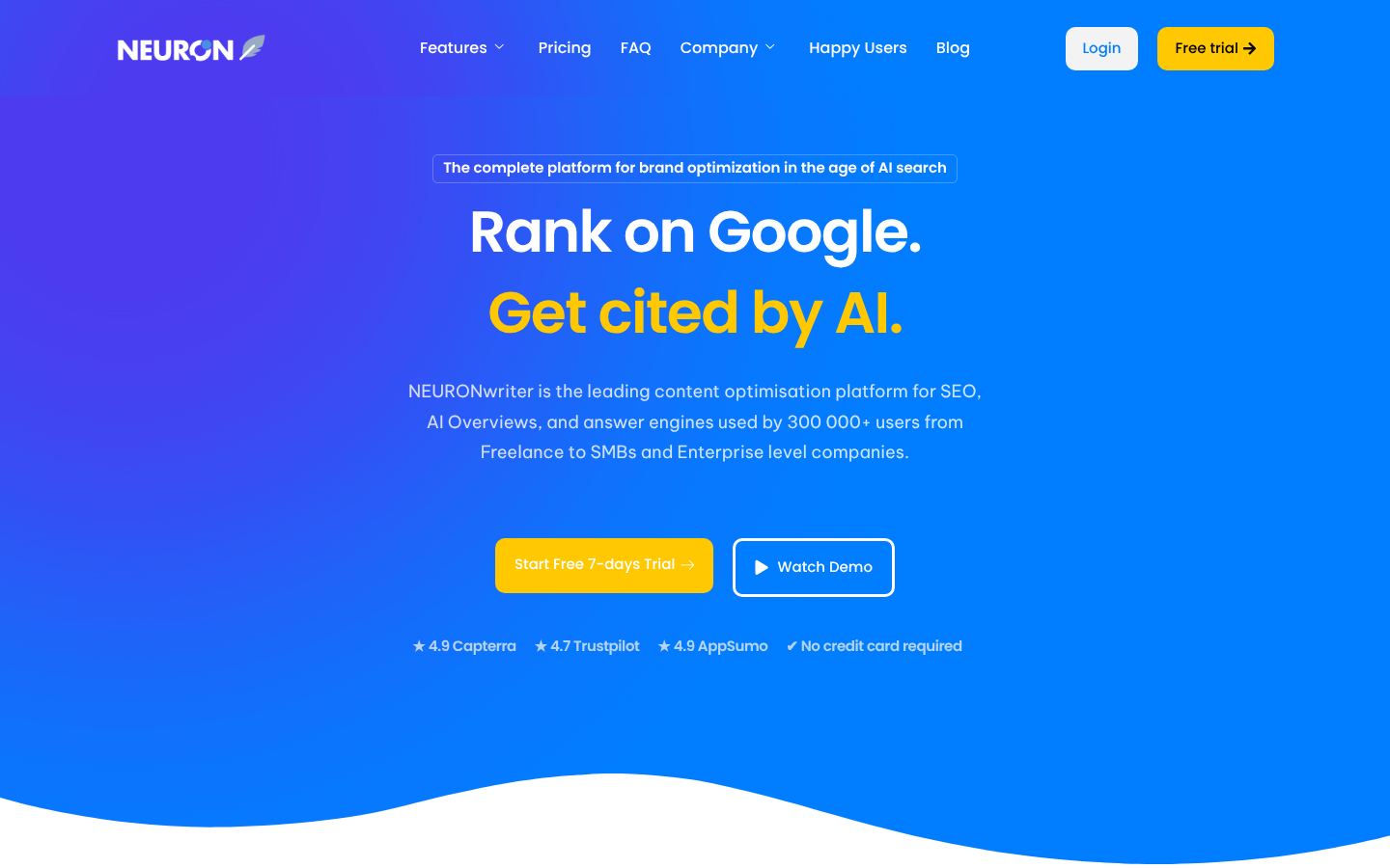 NeuronWriter &middot; HOMEPAGE_SCREENSHOT