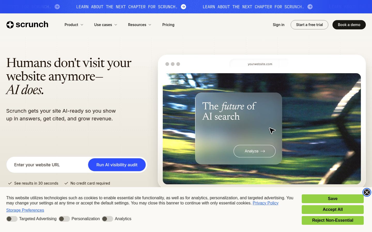 Scrunch · HOMEPAGE_SCREENSHOT