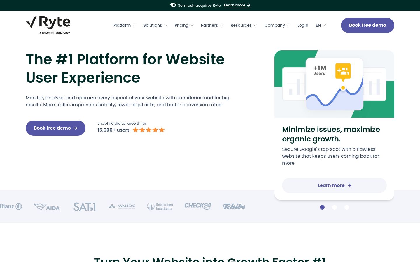 Ryte &middot; HOMEPAGE_SCREENSHOT