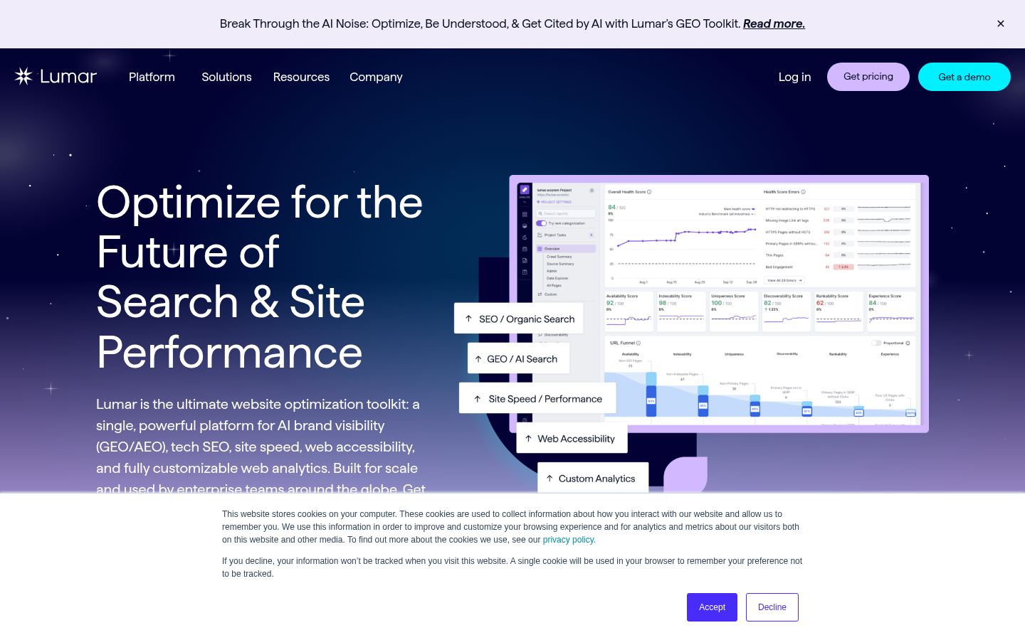 Lumar &middot; HOMEPAGE_SCREENSHOT