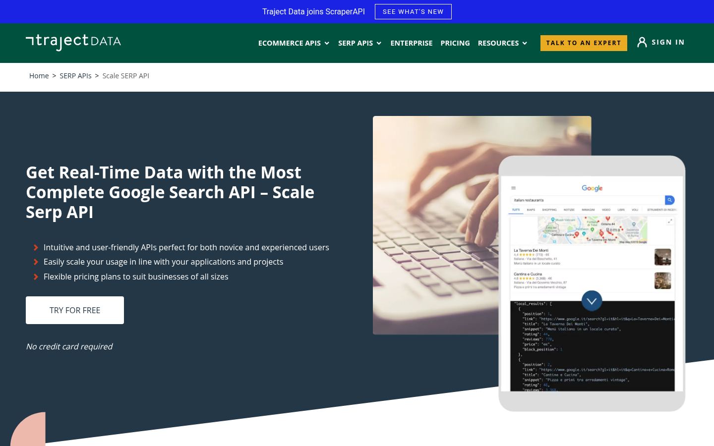 Scale SERP &middot; HOMEPAGE_SCREENSHOT
