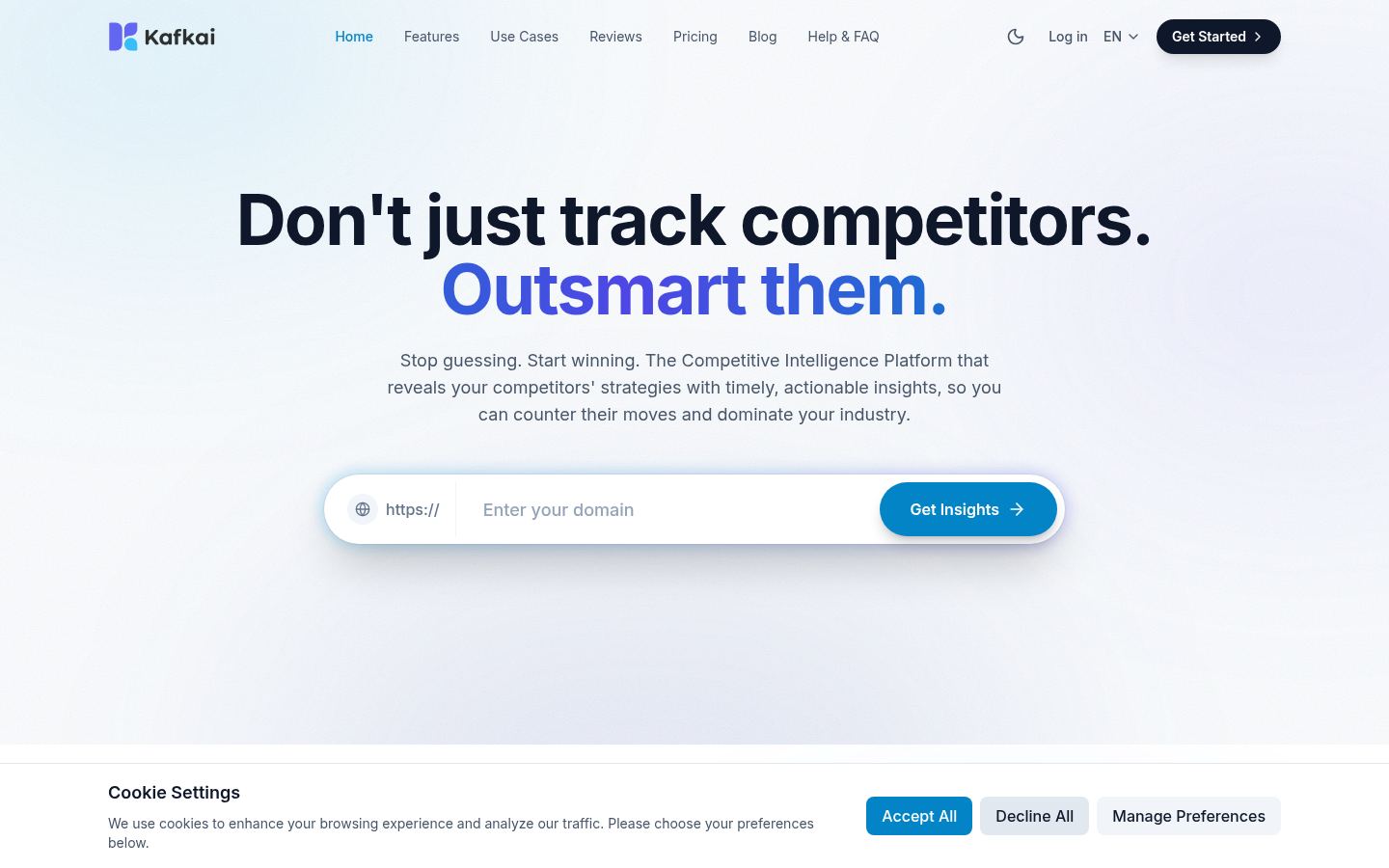 Kafkai · HOMEPAGE_SCREENSHOT