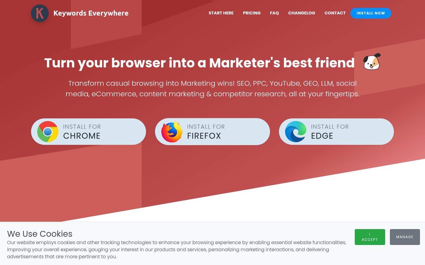 Keywords Everywhere &middot; HOMEPAGE_SCREENSHOT