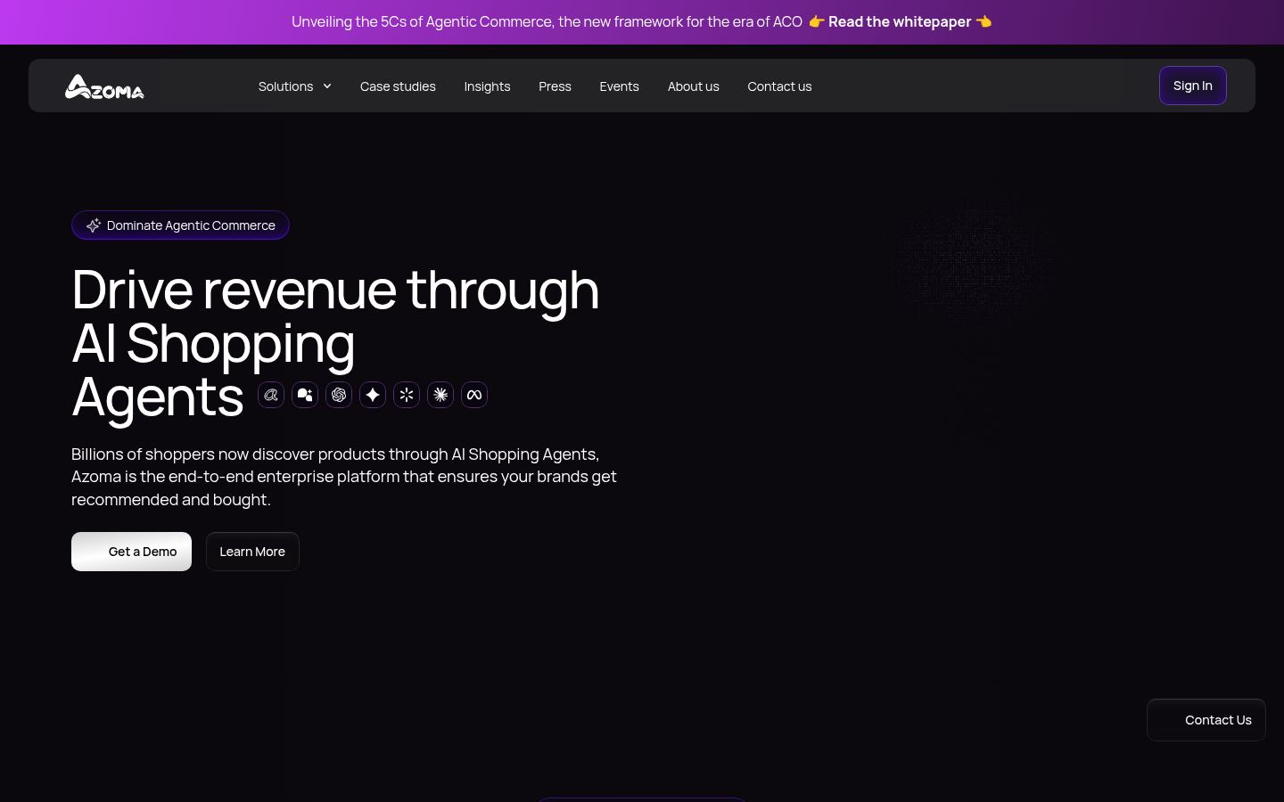 Azoma &middot; HOMEPAGE_SCREENSHOT
