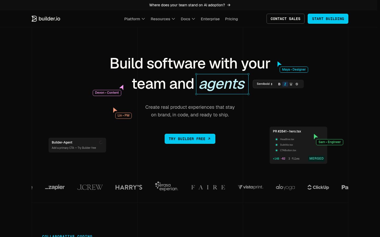 Builder.io &middot; HOMEPAGE_SCREENSHOT