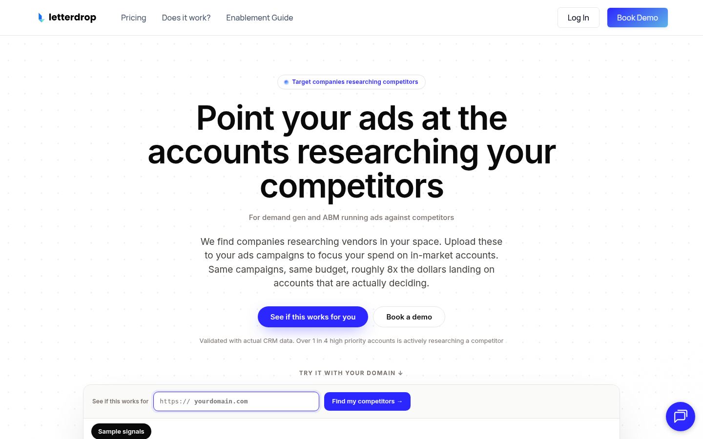 Letterdrop &middot; HOMEPAGE_SCREENSHOT