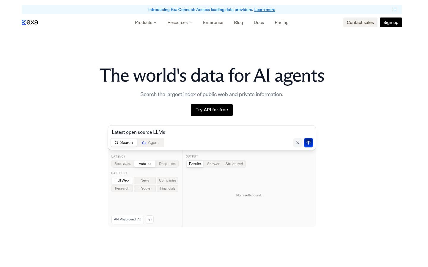 Exa &middot; HOMEPAGE_SCREENSHOT