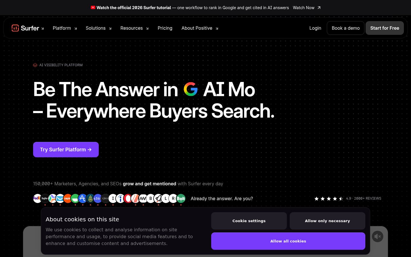 Surfer &middot; HOMEPAGE_SCREENSHOT