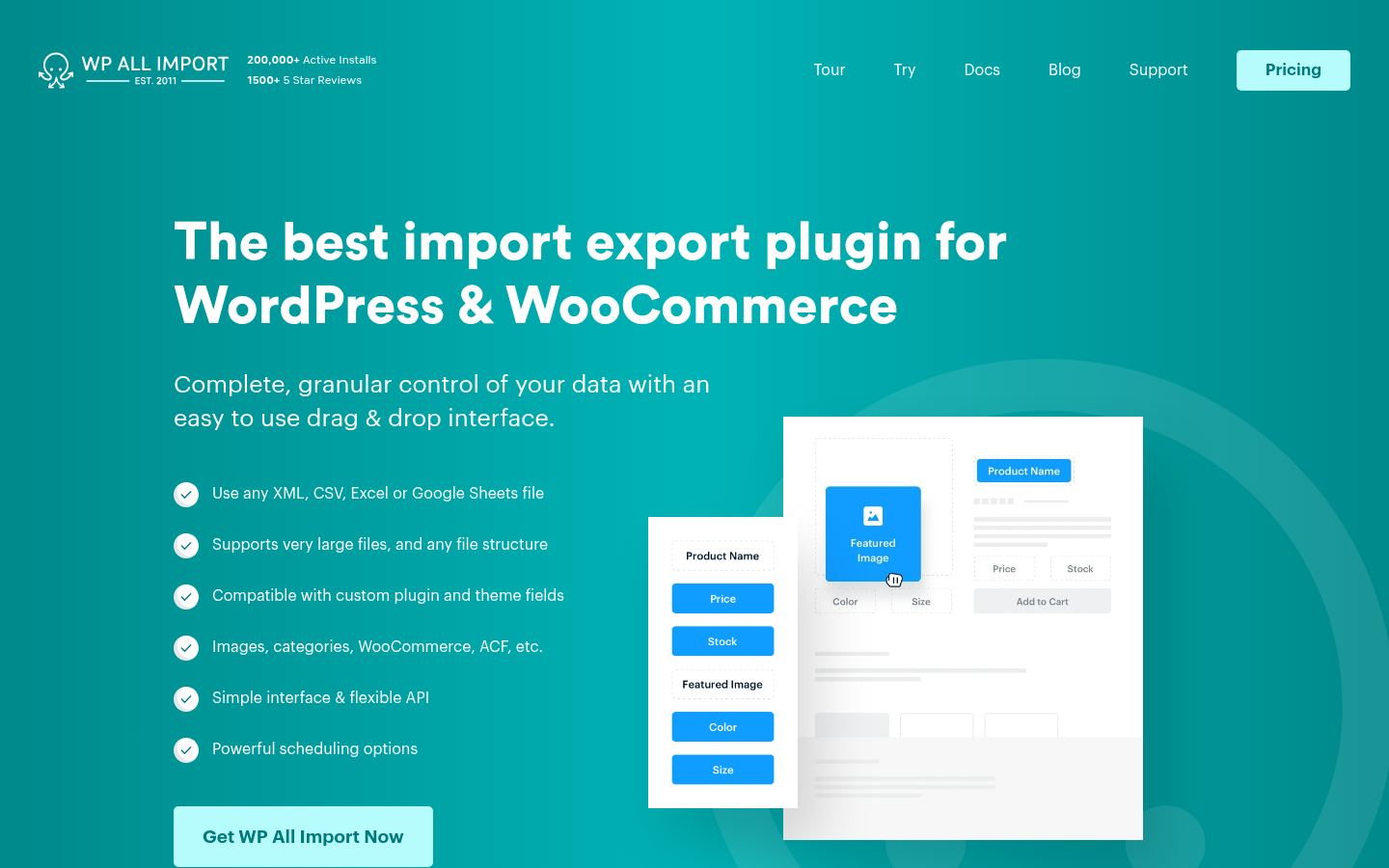 WP All Import &middot; HOMEPAGE_SCREENSHOT