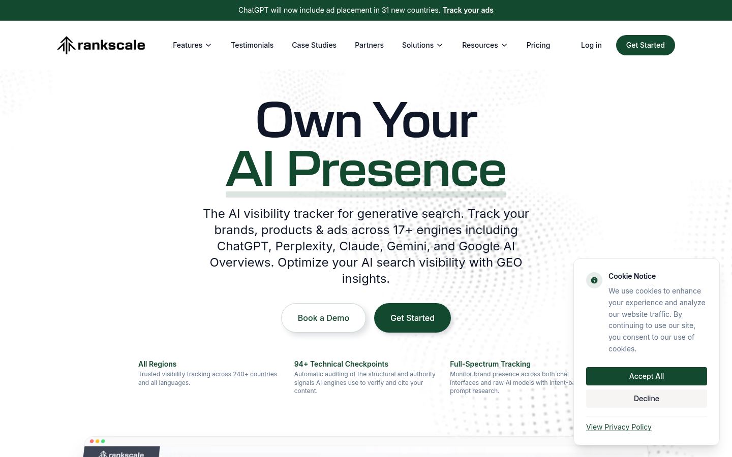 Rankscale &middot; HOMEPAGE_SCREENSHOT