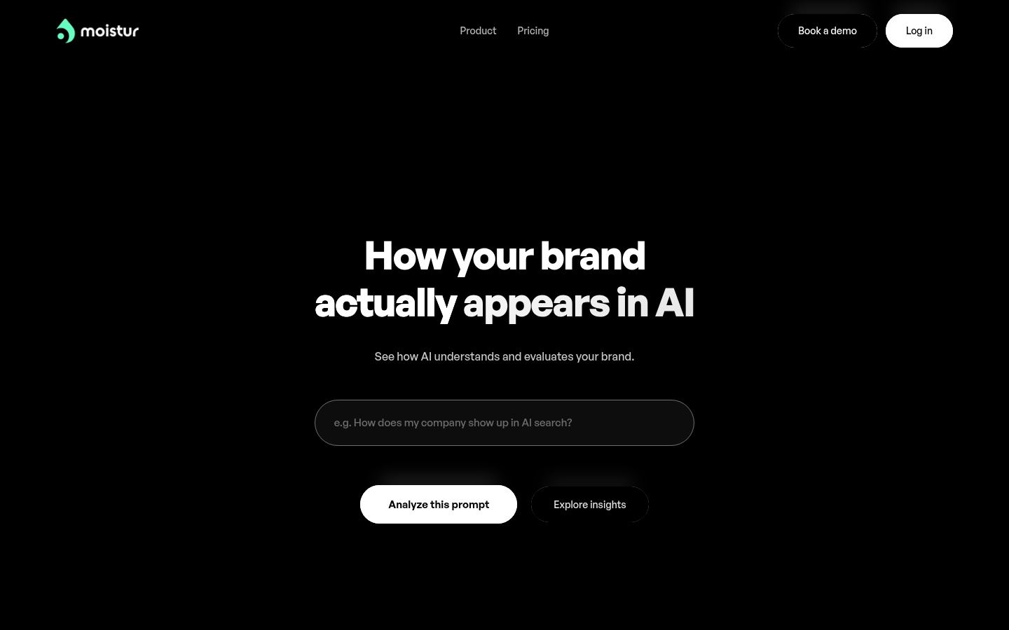 Moistur AI &middot; HOMEPAGE_SCREENSHOT