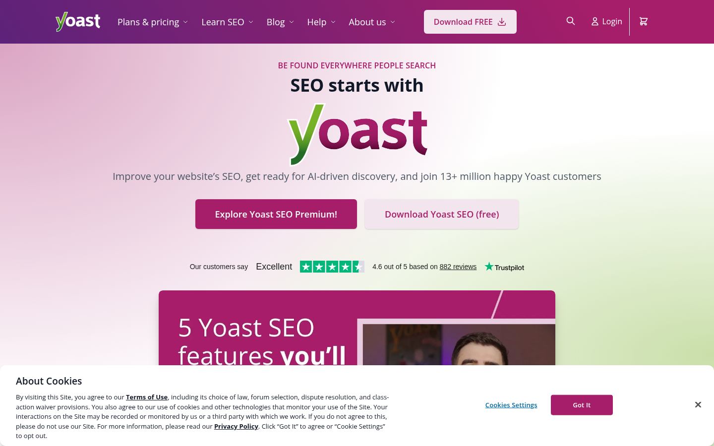 Yoast SEO &middot; HOMEPAGE_SCREENSHOT