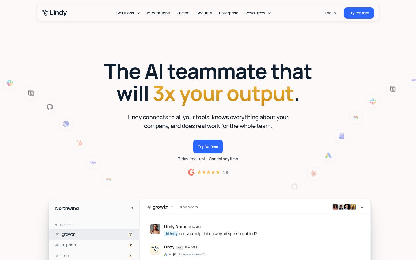 Lindy &middot; HOMEPAGE_SCREENSHOT