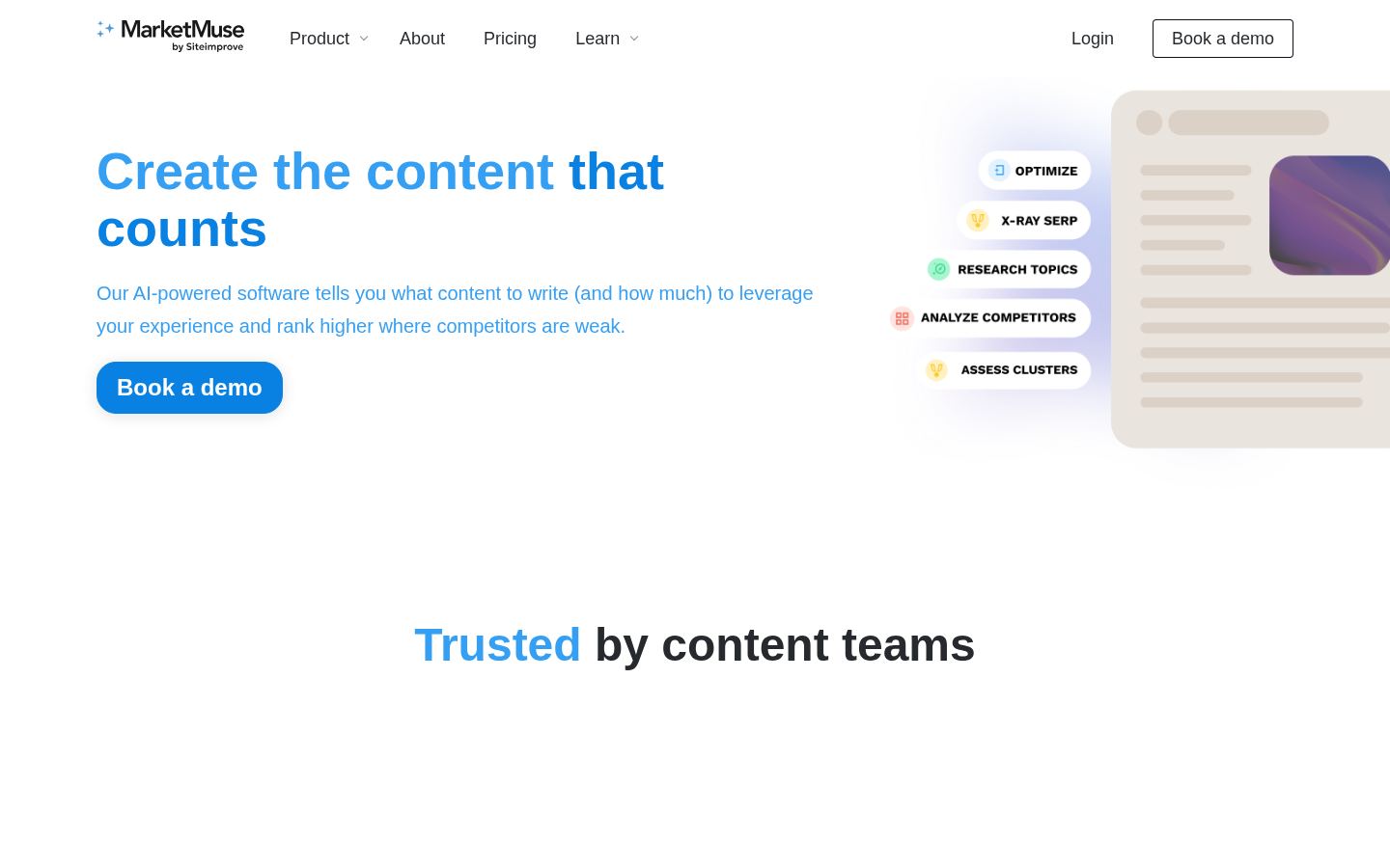 MarketMuse &middot; HOMEPAGE_SCREENSHOT