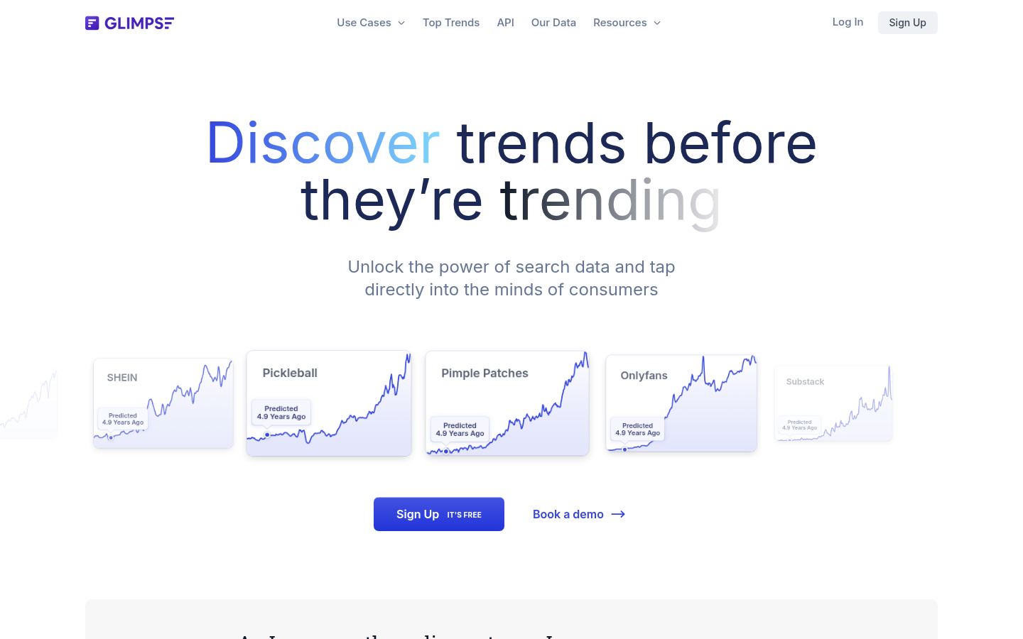 Glimpse · HOMEPAGE_SCREENSHOT