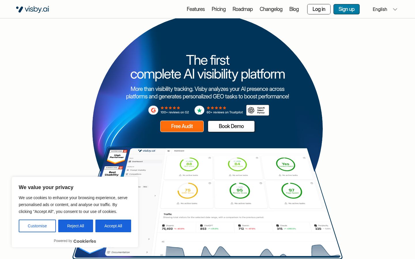 Visby AI · HOMEPAGE_SCREENSHOT