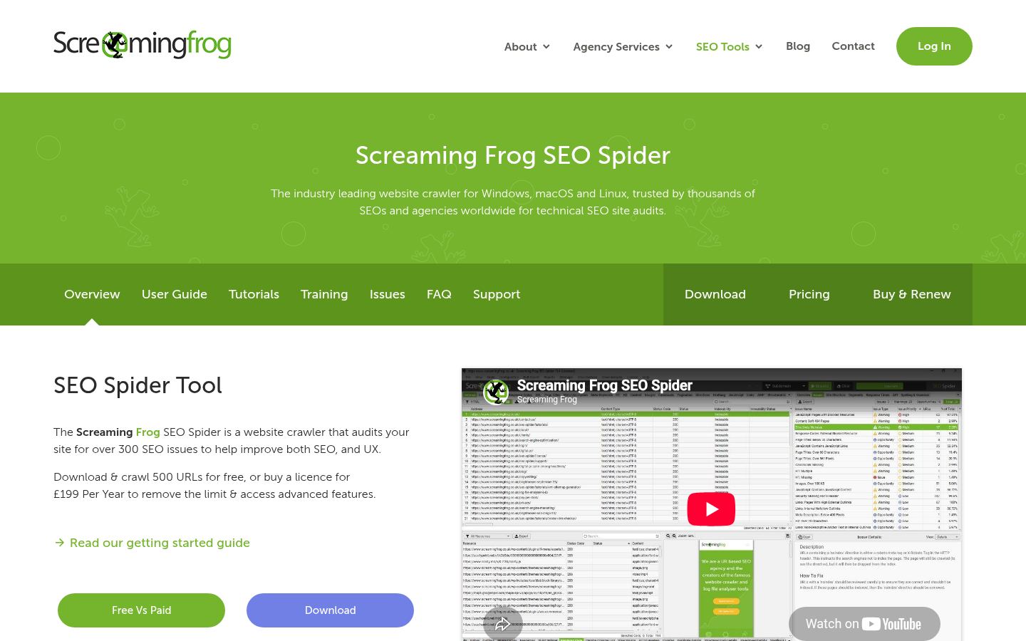Screaming Frog SEO Spider &middot; HOMEPAGE_SCREENSHOT