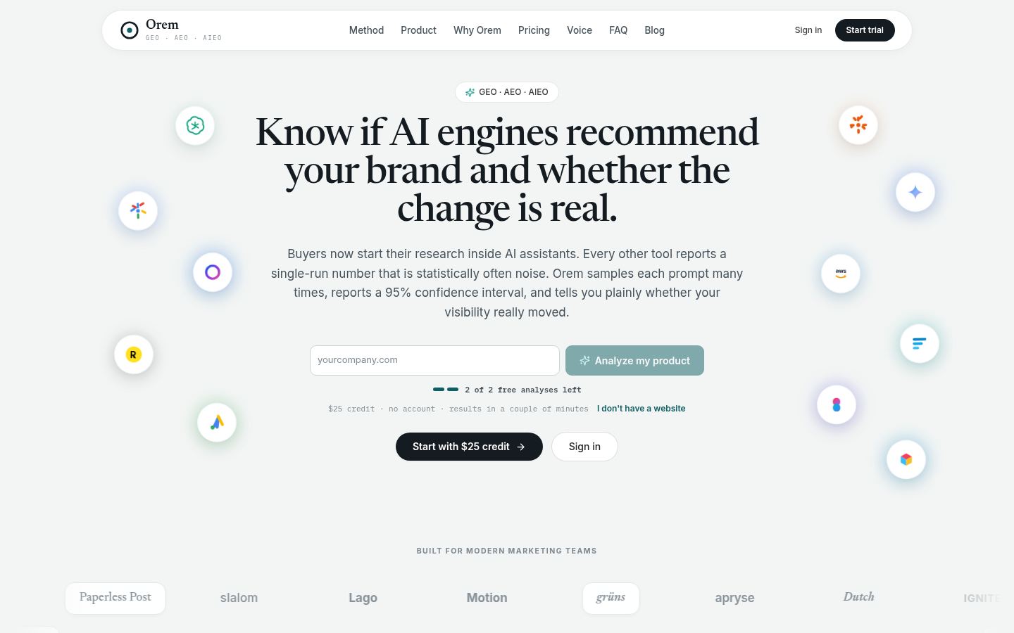 Orem &middot; HOMEPAGE_SCREENSHOT