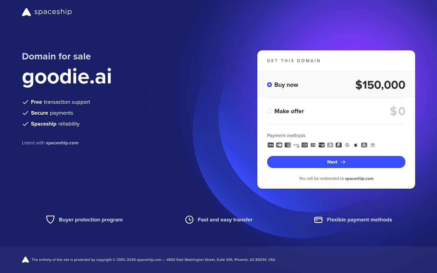 Goodie AI · HOMEPAGE_SCREENSHOT